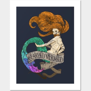 The Bearded Mermaid Posters and Art